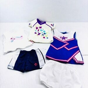 American Girl Clothes Lot Of 5 Sports & Cheerleader Outfits